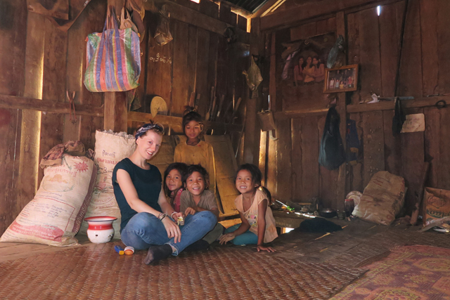Homestay bei der ethnische Minderheit Akha, Laos